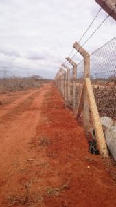 Quarantine Perimeter Fence taken from outside.